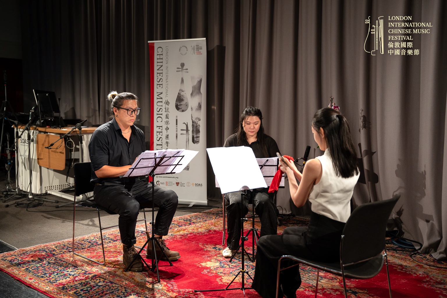 Musicians performing at the 26 August concert