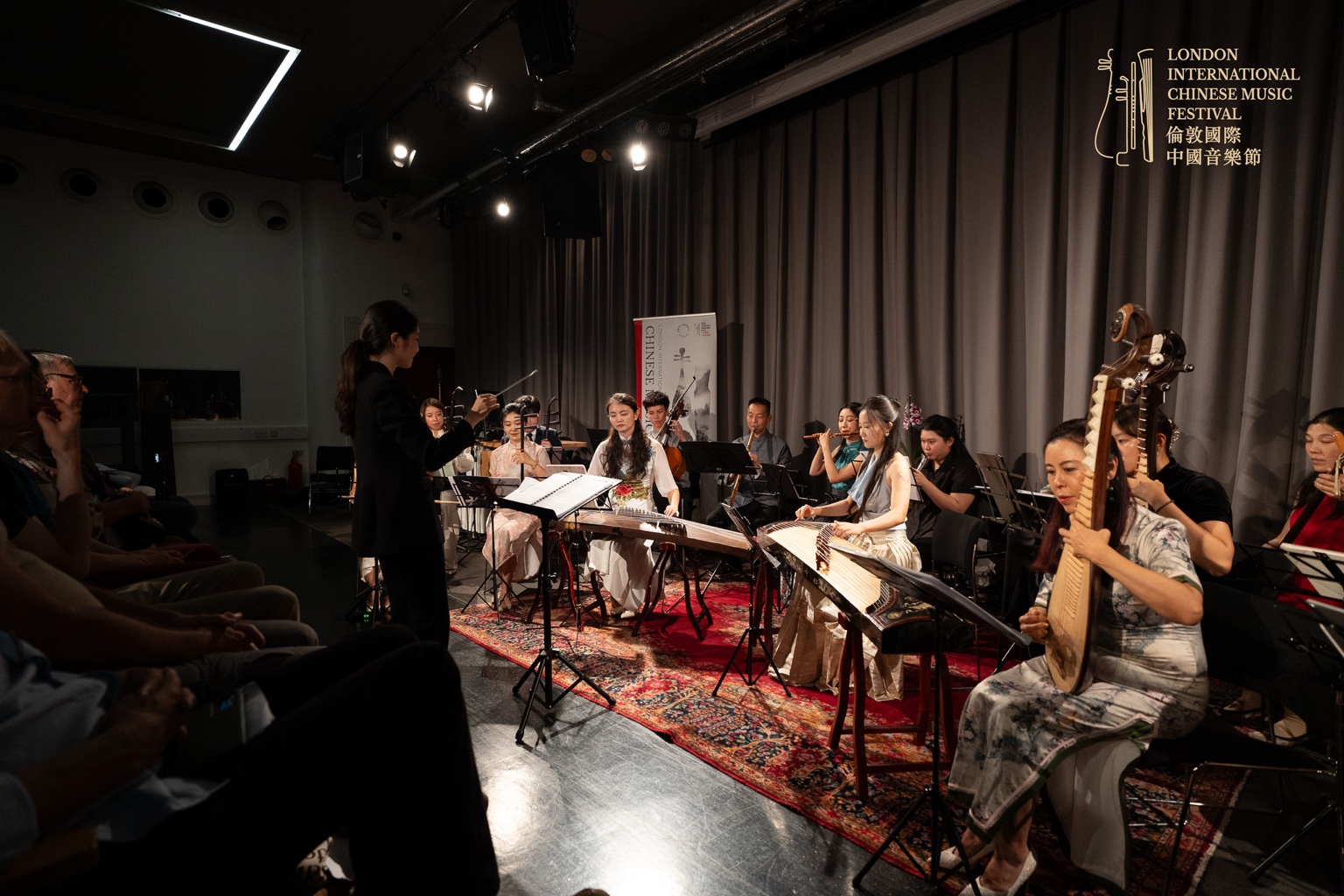 The ensemble on stage on 26 August