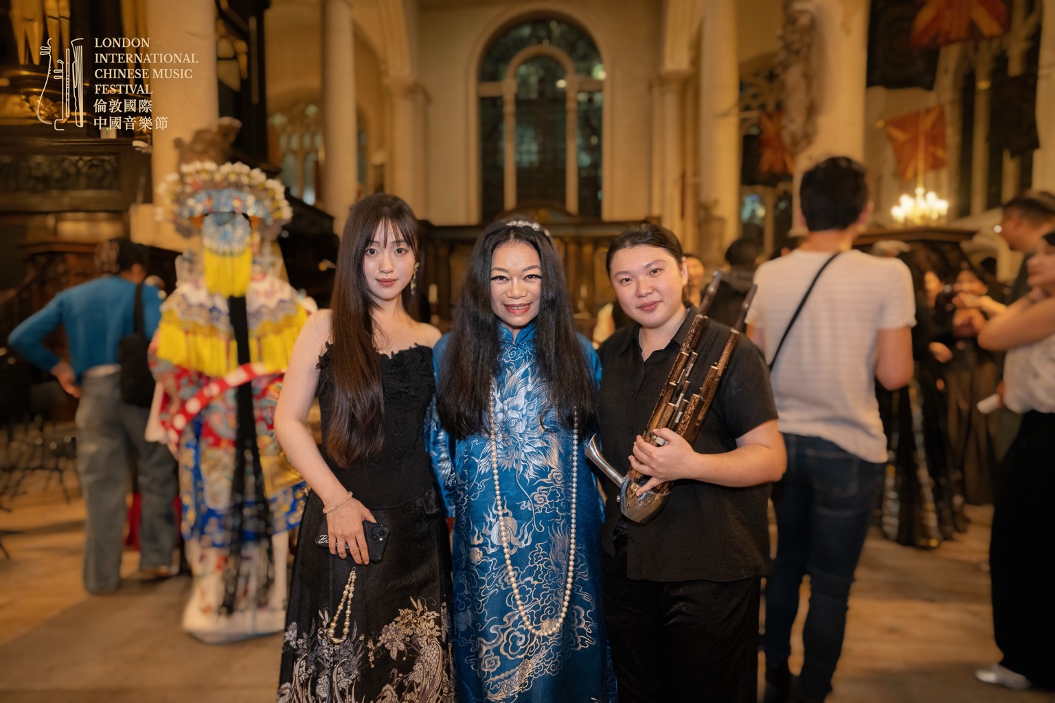 Performers with sheng after the 27 August concert